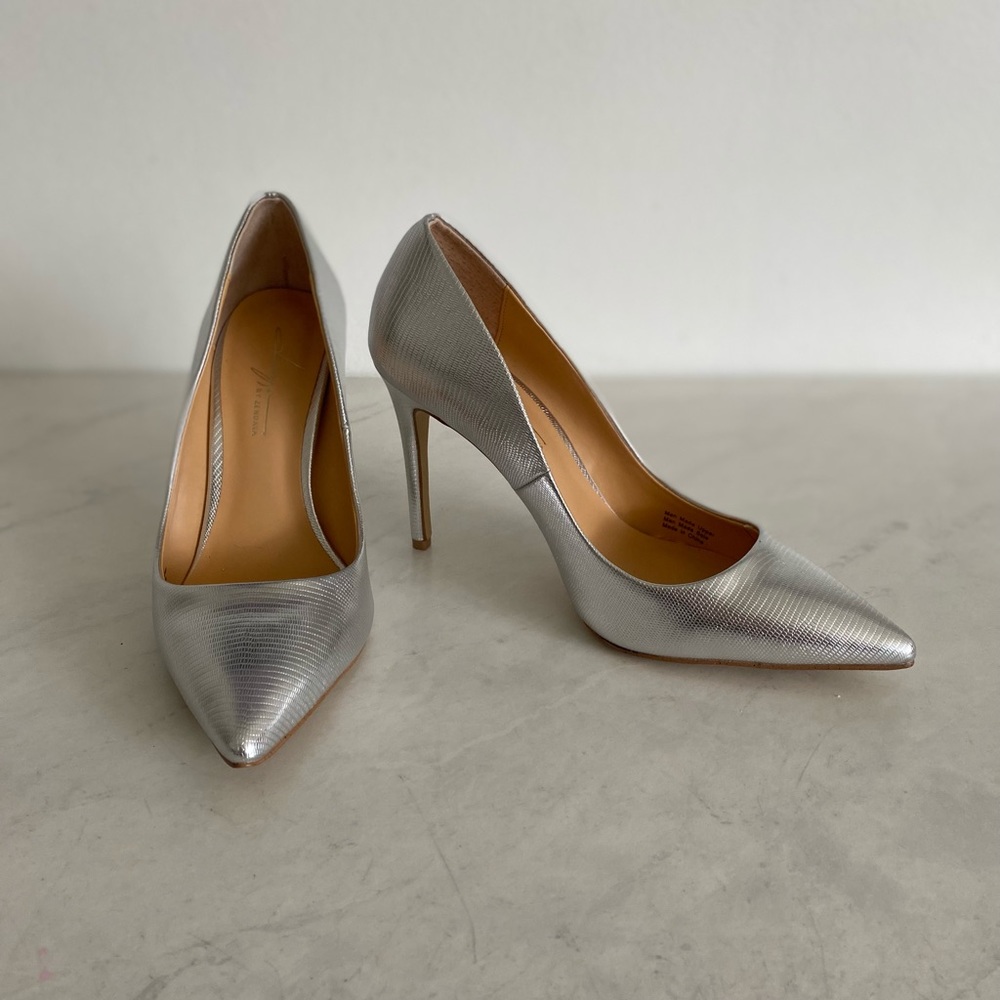 Silver Pumps BRAND NEW